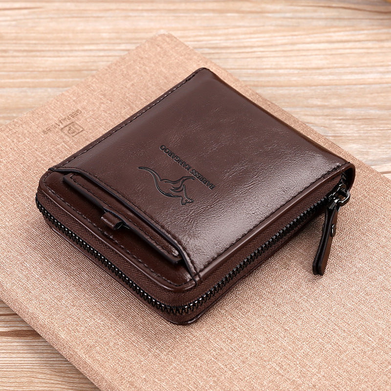 Multifunctional Men's Zipper Wallet