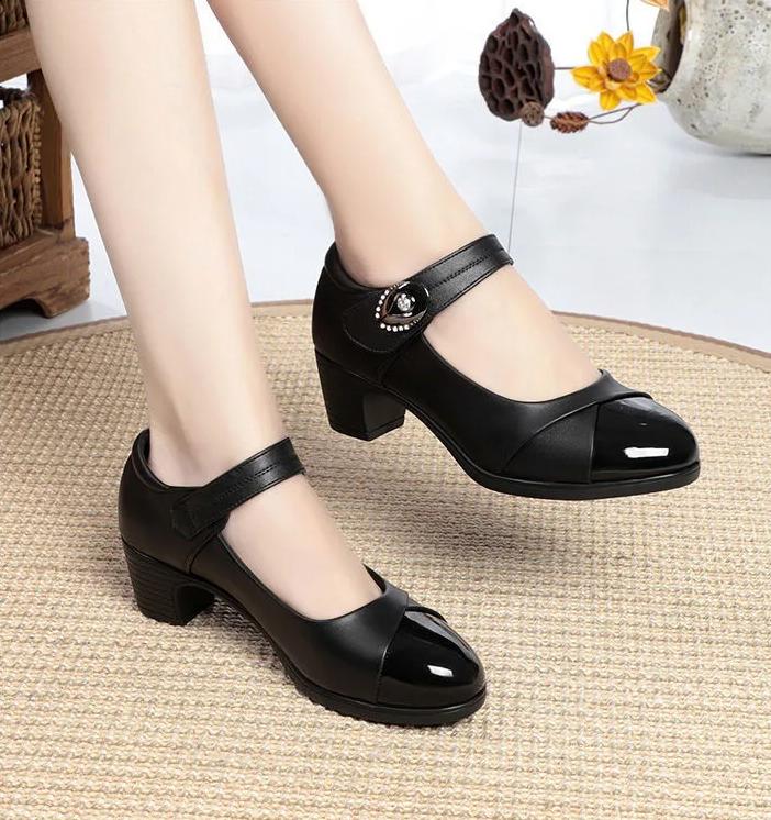Soft Bottom Moccasins High Heels