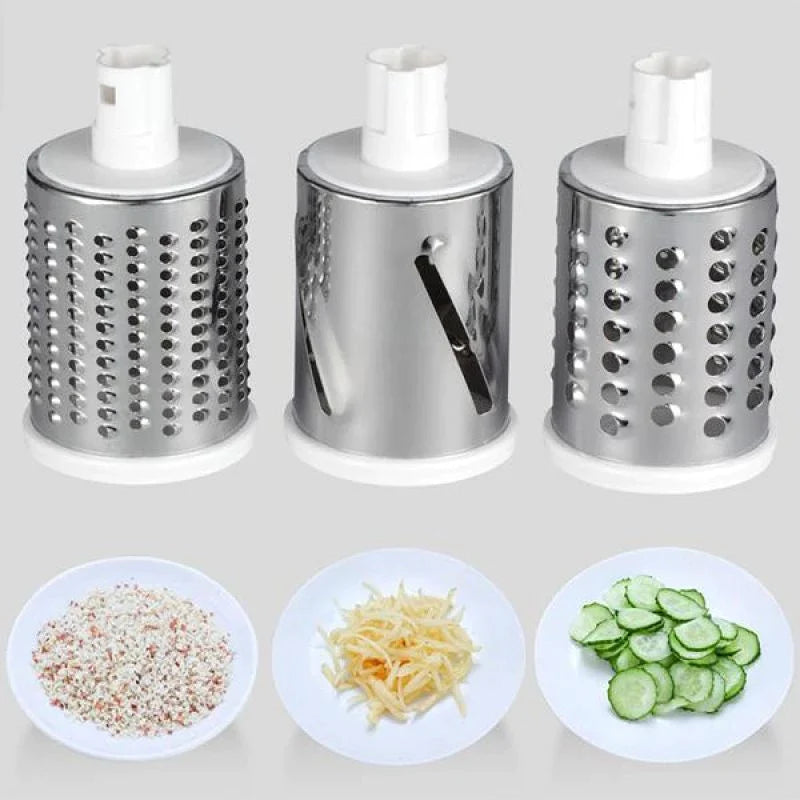 3-in-1 Manual Rotation Vegetable Fruit Slicer Chopper