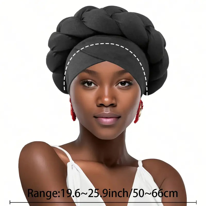 Women's Turban Cap Head Wrap 【2 PCS/PACK】
