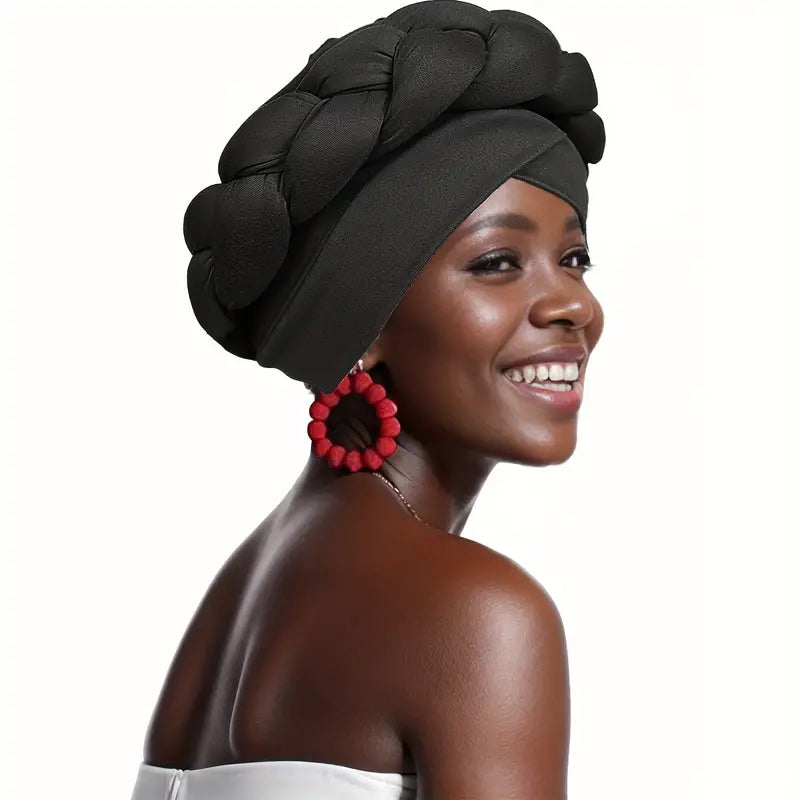 Women's Turban Cap Head Wrap 【2 PCS/PACK】