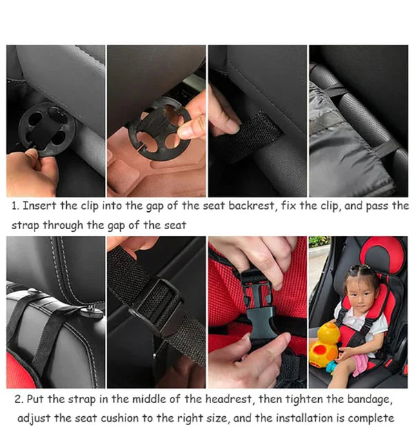 Child Car Safety Seat Cushion Portable Seat Belt