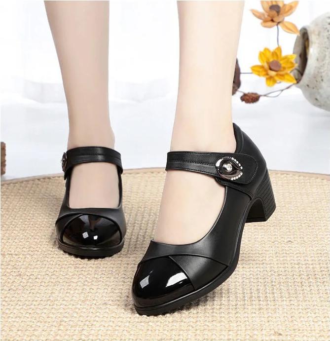 Soft Bottom Moccasins High Heels