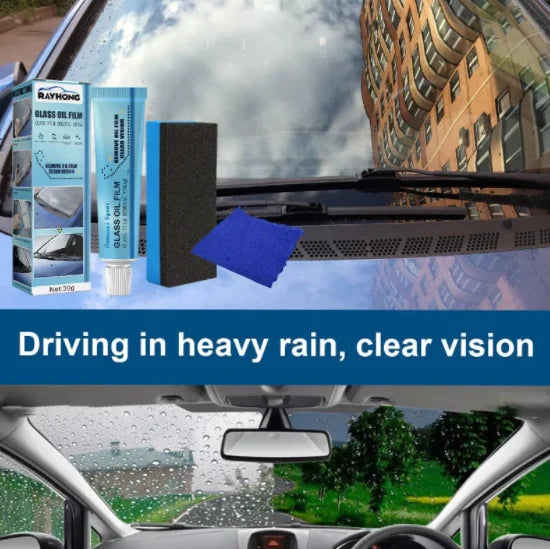Car Glass Oil Film Cleaner-Buy one get one free
