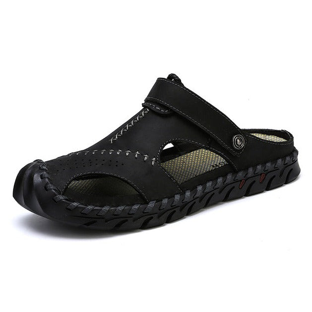Leather Sandals Classic Soft Durable Sandals/Slippers