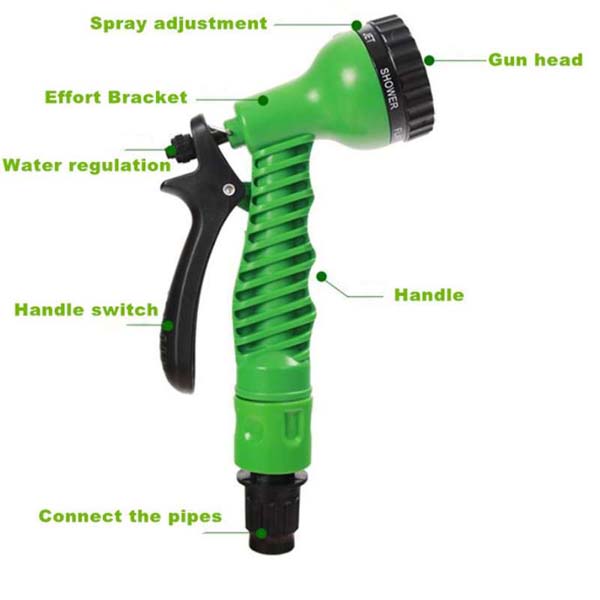 Magic Hose Pipe With 7 Spray Gun