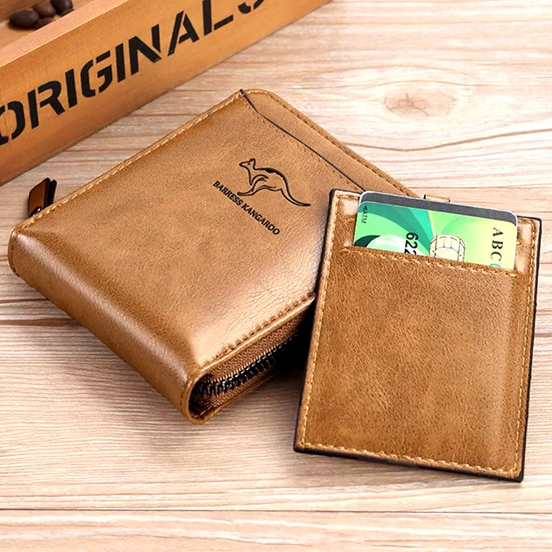 Multifunctional Men's Zipper Wallet