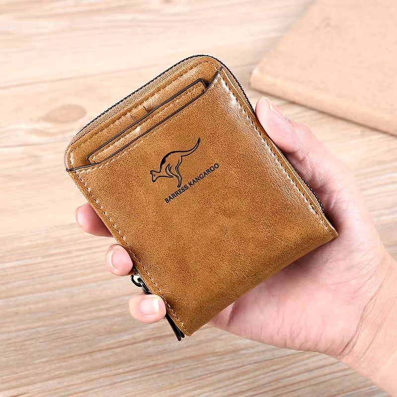 Multifunctional Men's Zipper Wallet