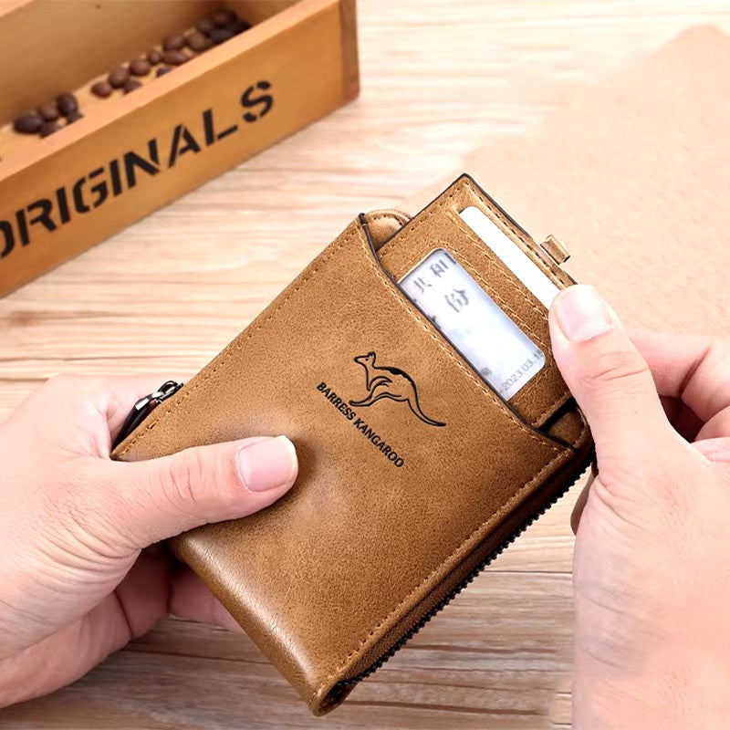 Multifunctional Men's Zipper Wallet