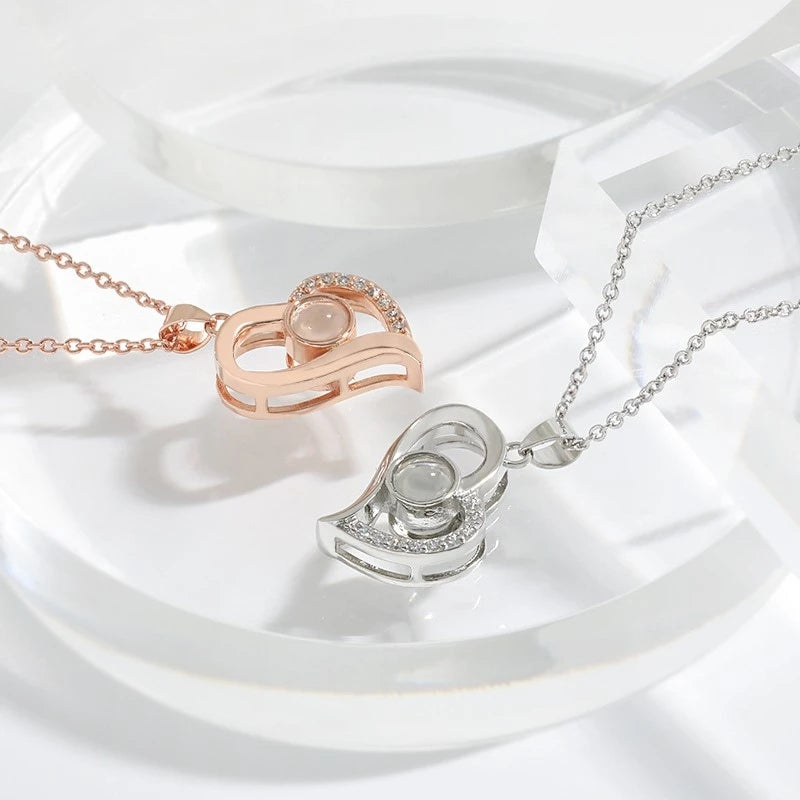 I Love You Necklace in 100 Languages