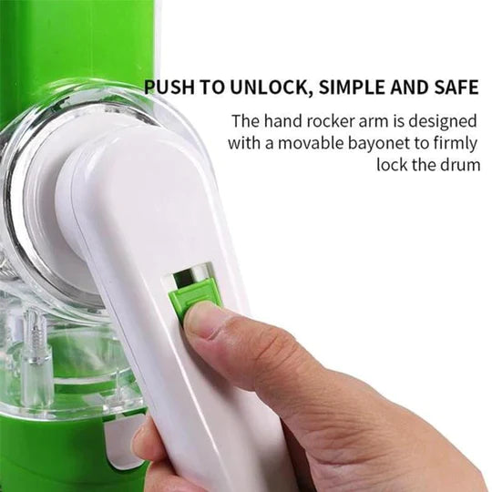 3-in-1 Manual Rotation Vegetable Fruit Slicer Chopper