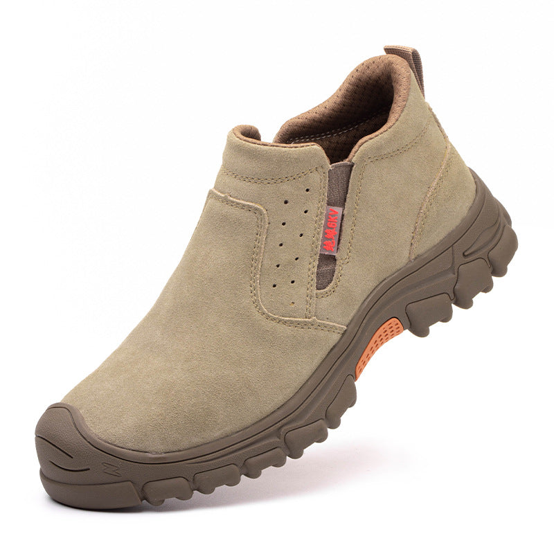 Durable Slip-On Steel Toe Cap Boots