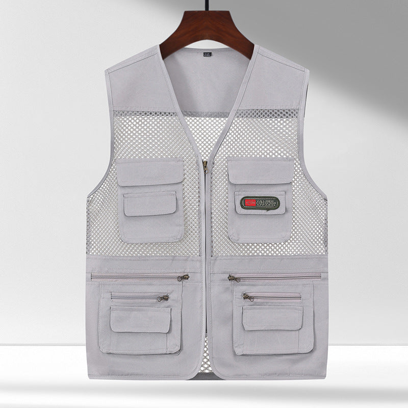 Outdoor Multi-Pocket Waistcoat Vest