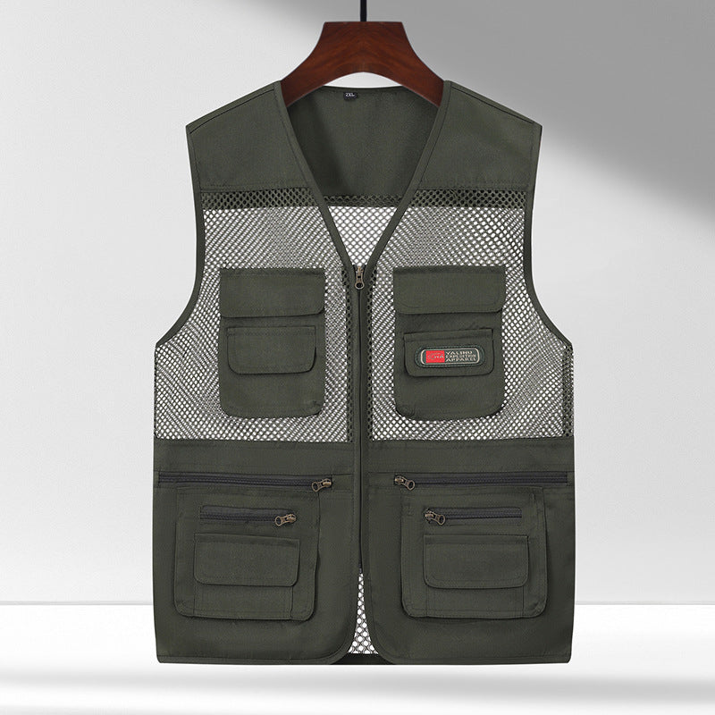 Outdoor Multi-Pocket Waistcoat Vest