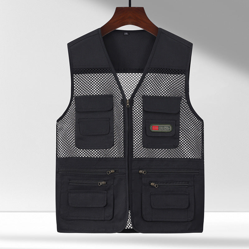 Outdoor Multi-Pocket Waistcoat Vest