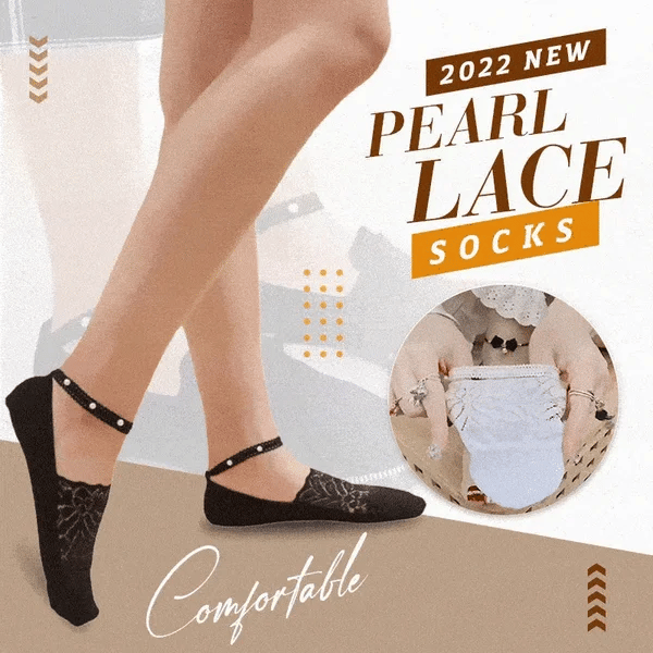 Pearl Lace Socks