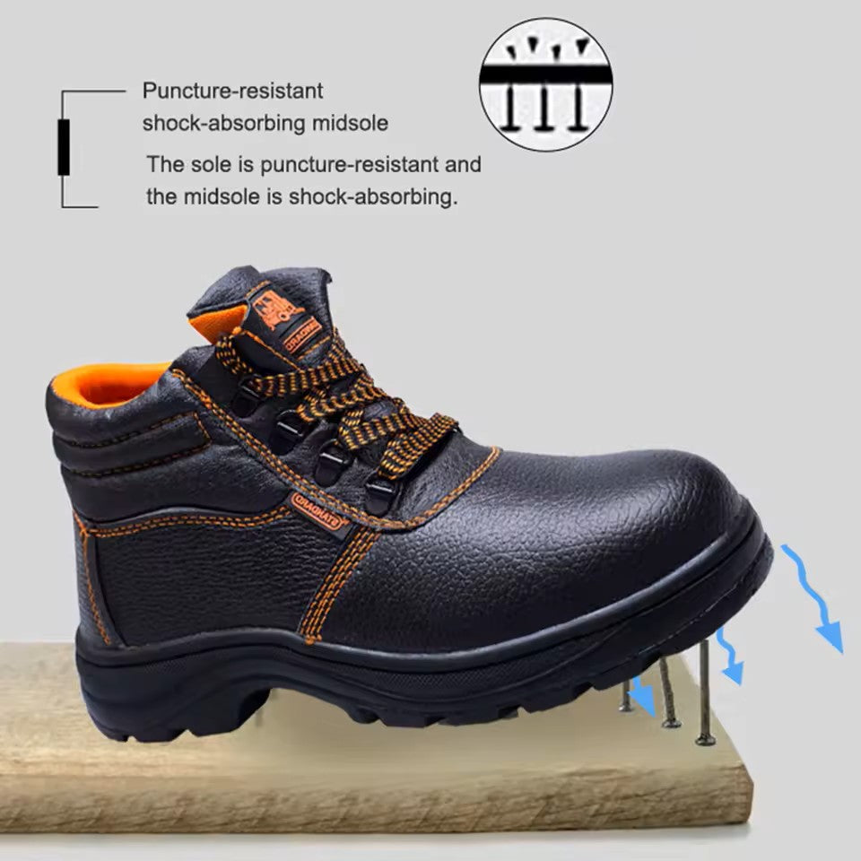 Steel Toe Safety Shoes Work Boots