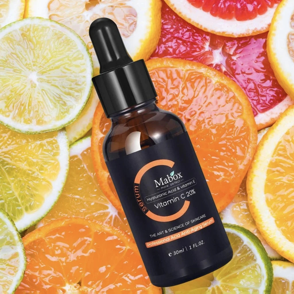 Mabox Vitamin C Serum; Mabox 2.5% Retinol Moisturizer Face Cream