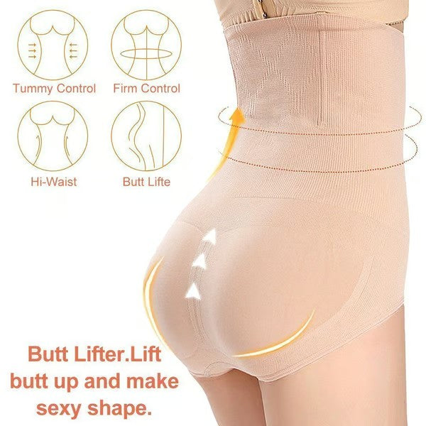 【2 PCS/Pack】High Waist Tummy Control Shapewear Panties