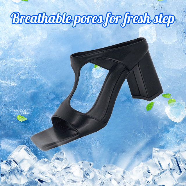 Square Toe High Heels