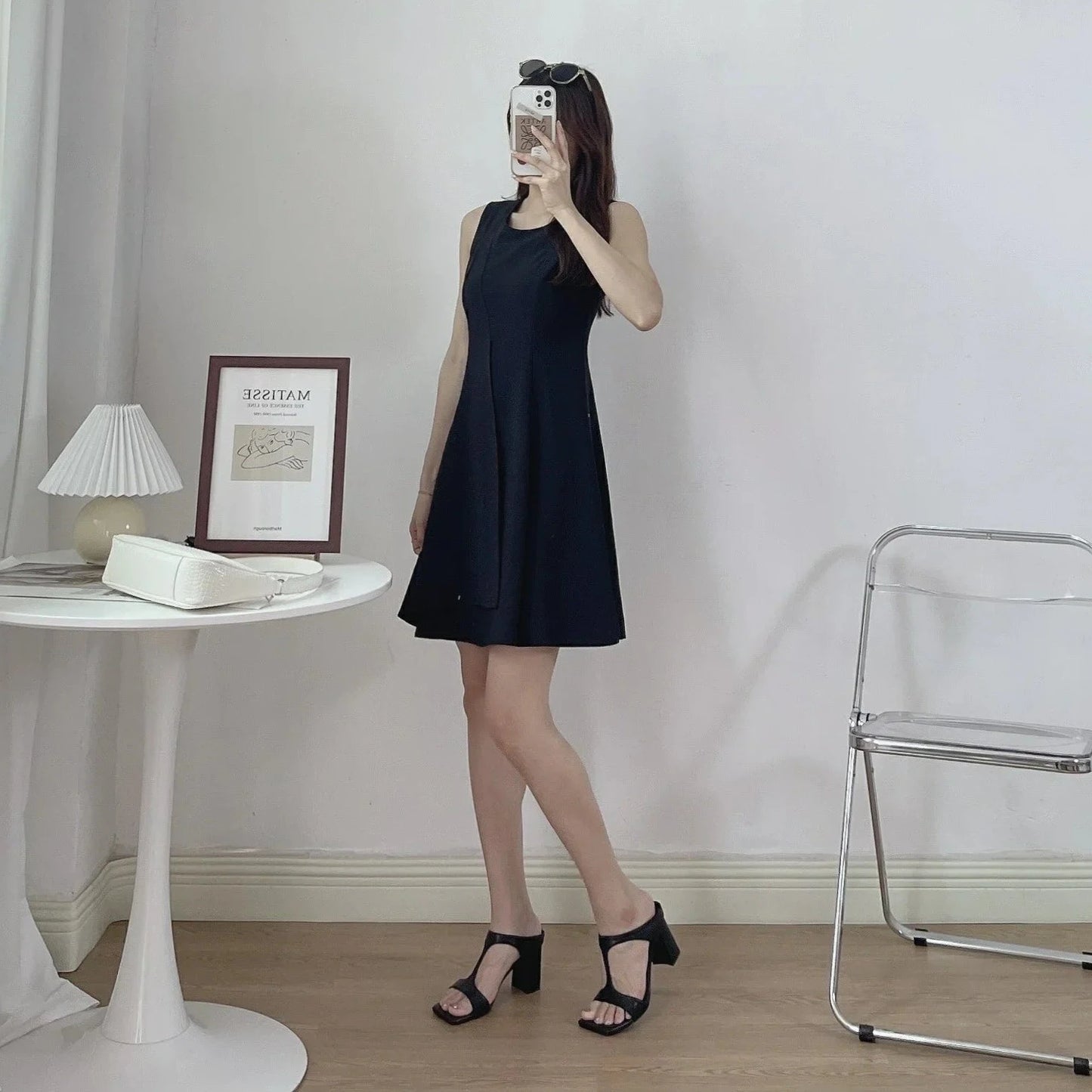 Square Toe High Heels