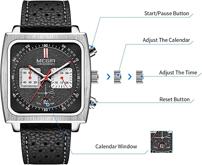 MEGIR Men's Quartz Watches