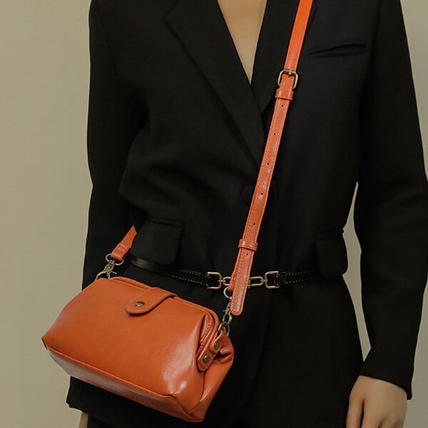Retro Handmade Leather Crossbody Bag