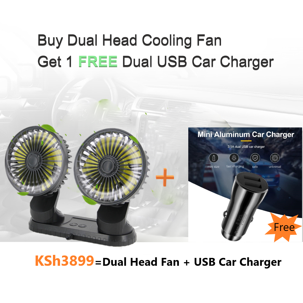 Car Dashboard Cooling Fan