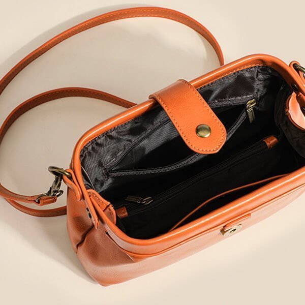 Retro Handmade Leather Crossbody Bag