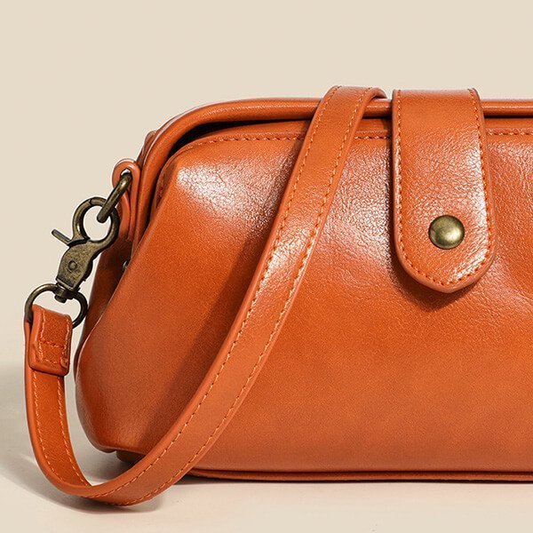 Retro Handmade Leather Crossbody Bag