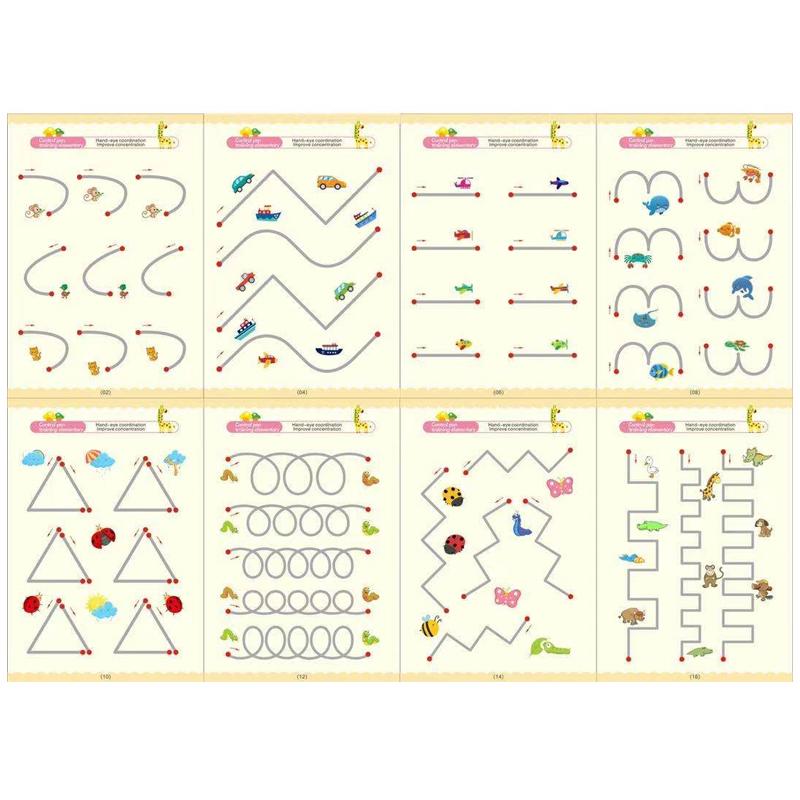 Magical Sank Pen Control Training Book