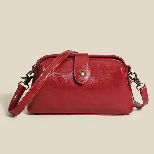 Retro Handmade Leather Crossbody Bag