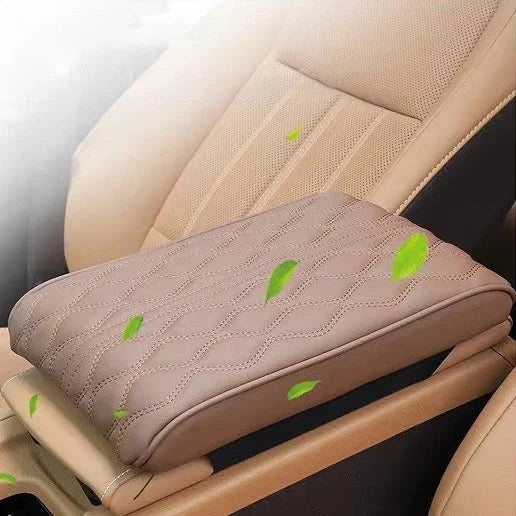 Memory Cotton Leather Car Armrest Box Pad(Universal style)