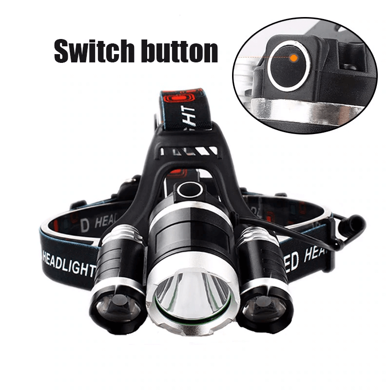 5,000 Lumens Rechargeable LED Headlamp