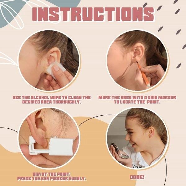 Easy Self Ear Piercing Kit