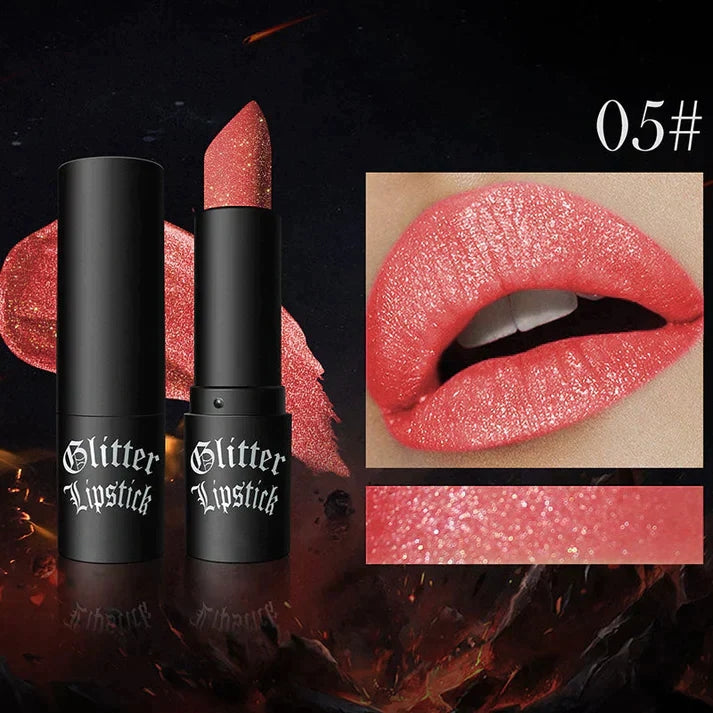 Matte Long-Lasting Glitter Lipstick