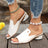 Women's Chunky Heel Open-Toe Slippers with EVA Sole