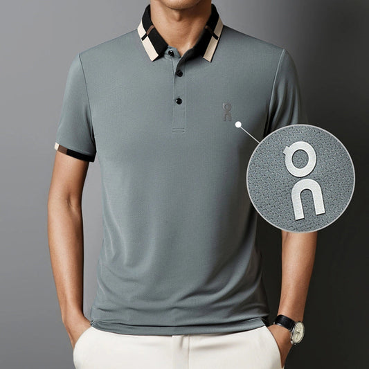 Men's Ice Silk Short Sleeve T-Shirt