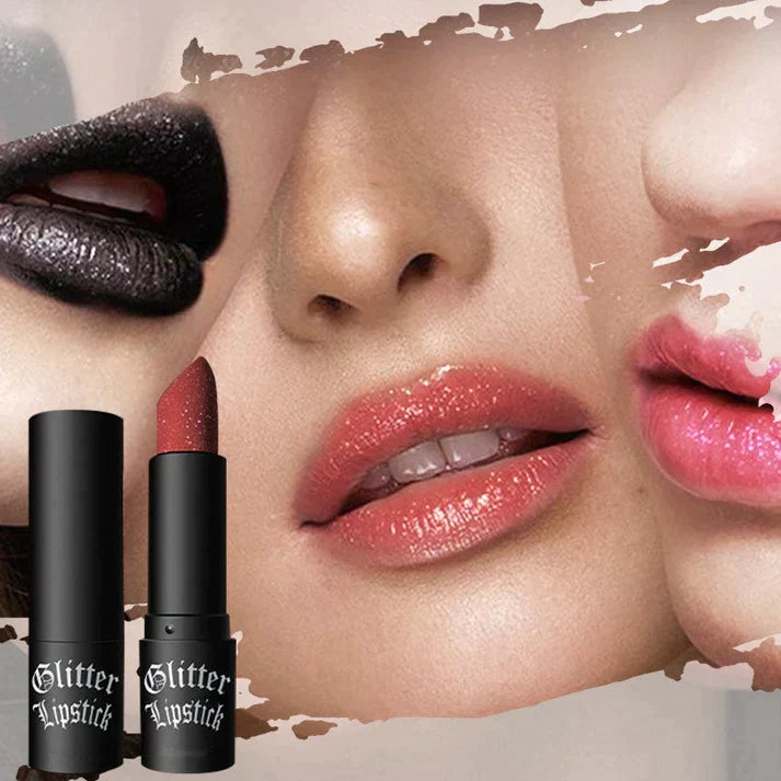 Matte Long-Lasting Glitter Lipstick