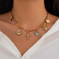 Boho Multi-Layered Pendant Necklace Set