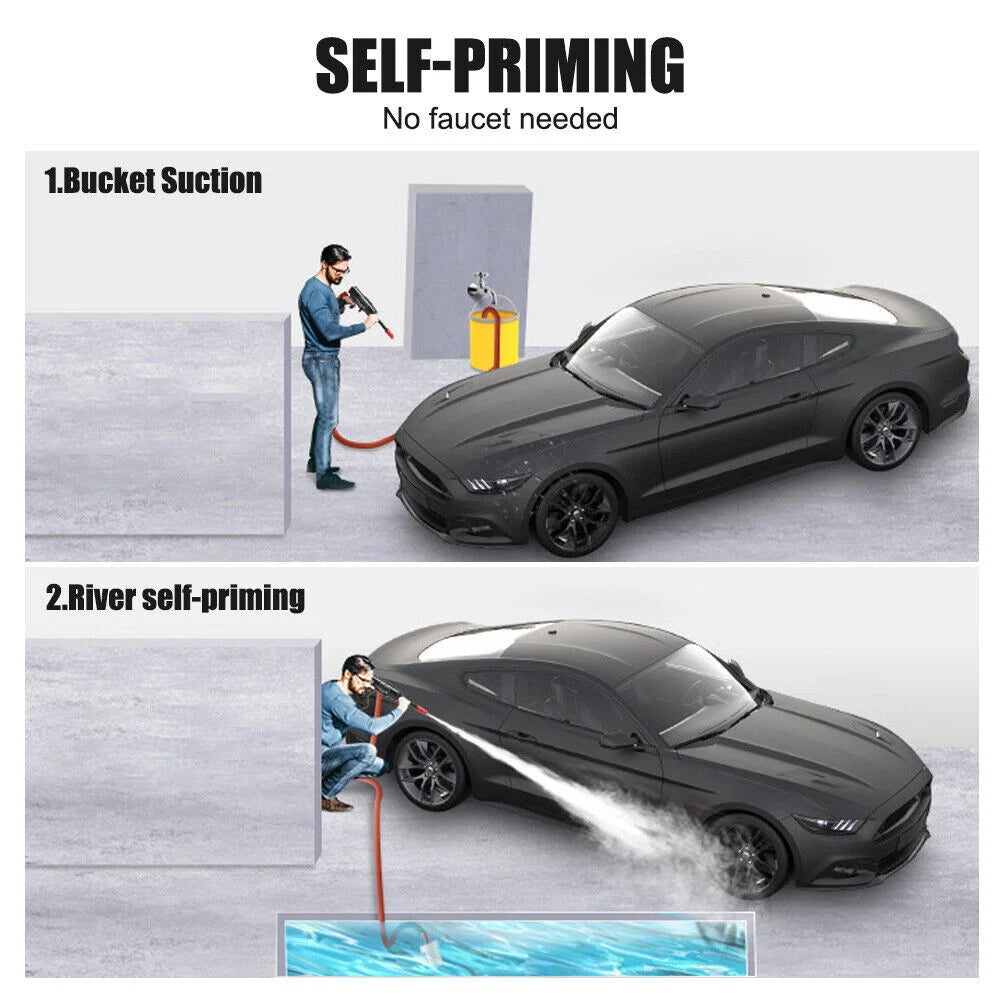Wireless Rechargeable High Pressure Car Washer