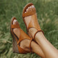 Zipper Roman Style Sandals