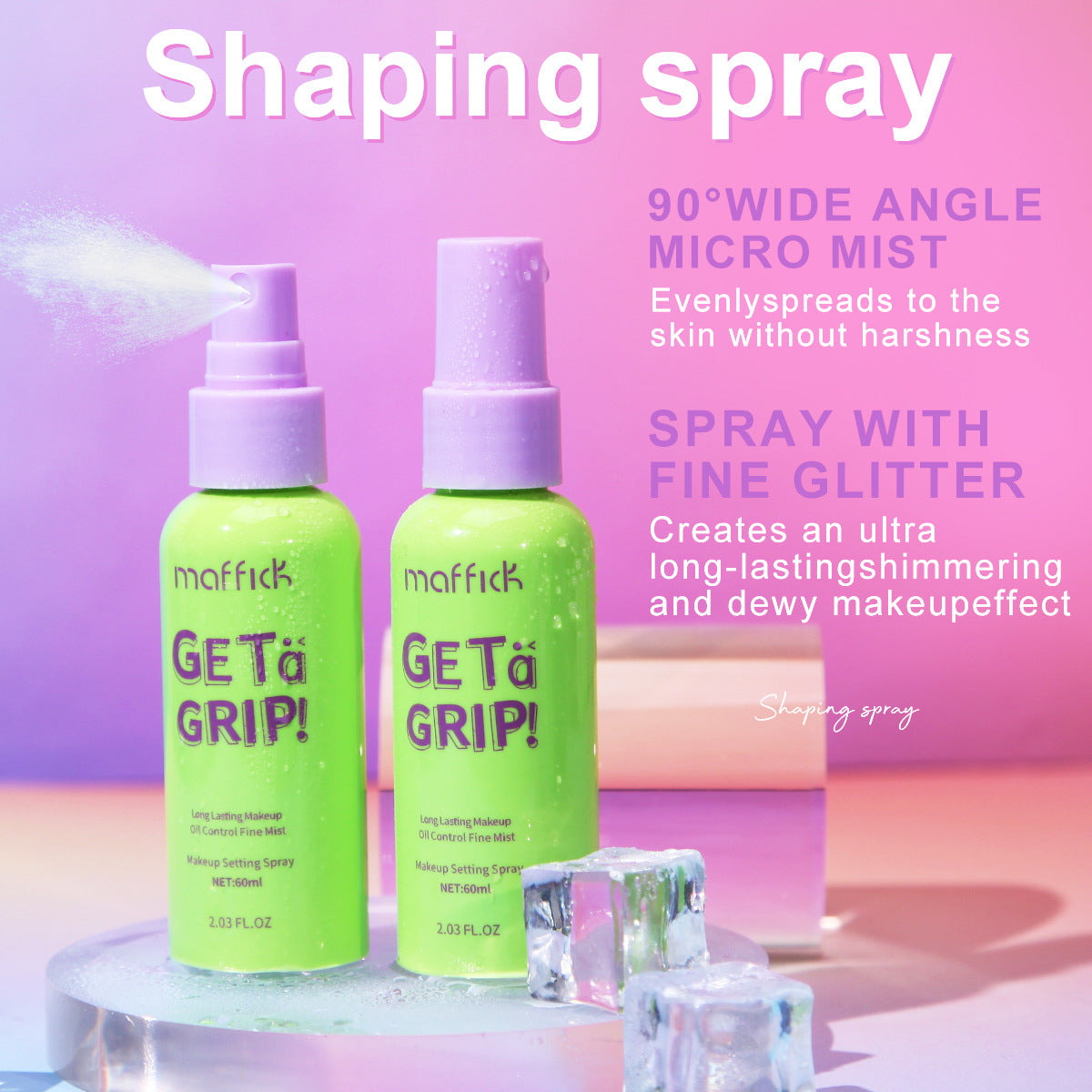 Makeup Setting Spray Oil Control, Waterproof & Sweatproof