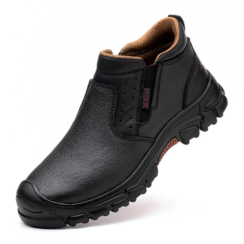 Durable Slip-On Steel Toe Cap Boots