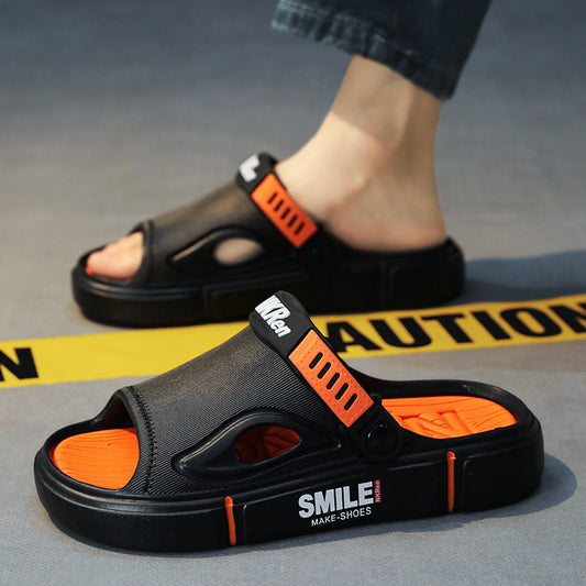 Cloud High-Grade Anti-Skid Slippers [Colour Black only]