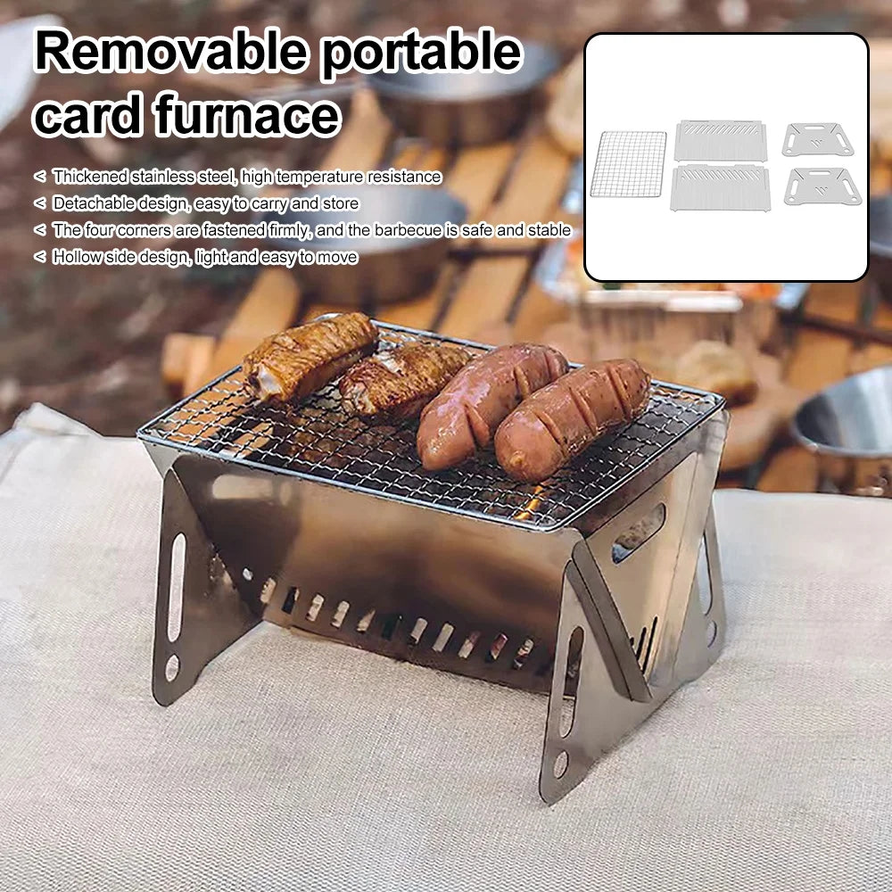 Portable Folding BBQ Grill Heating Stoves