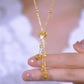 Women's Gold-Plated Tassel Necklace