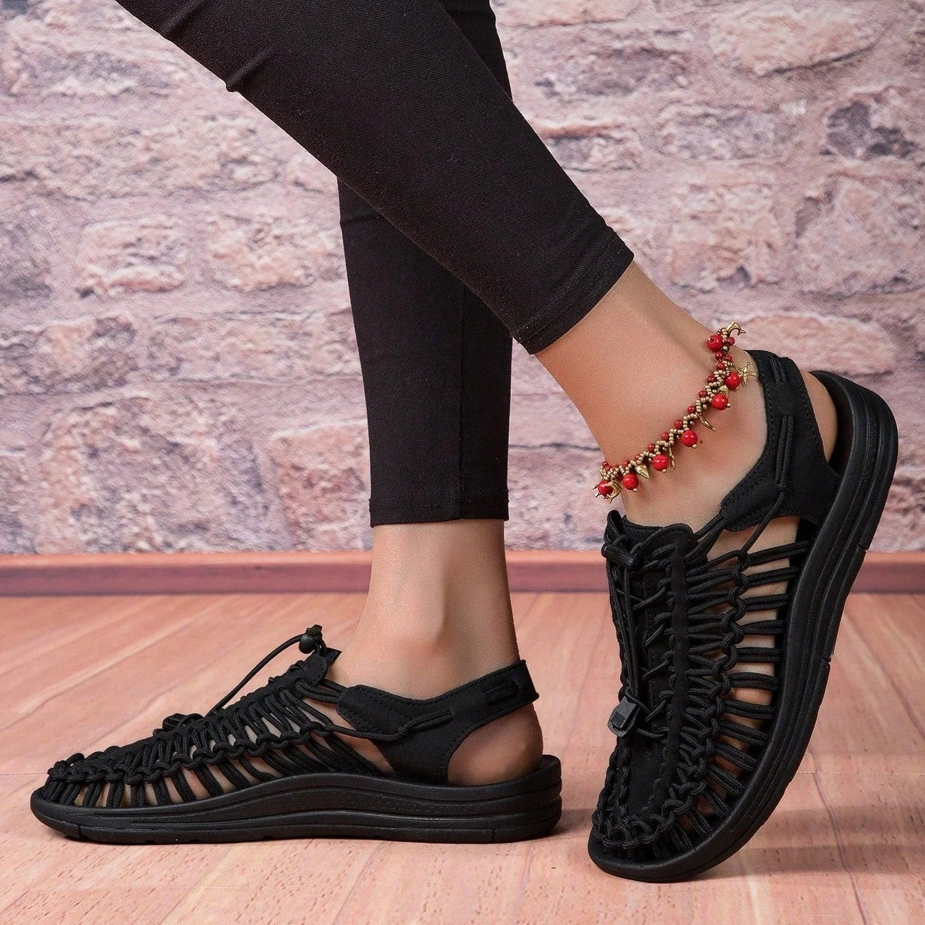 Woven Breathable Casual Sandals