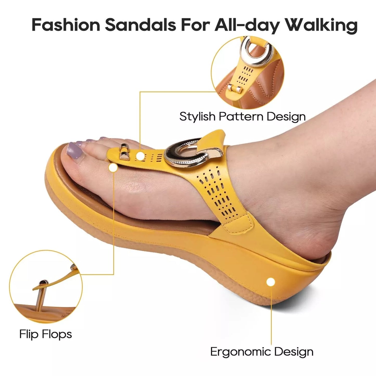 New Fashion Thick Sole Slippers