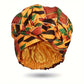 Boho Print Satin-Lined Turban Hat